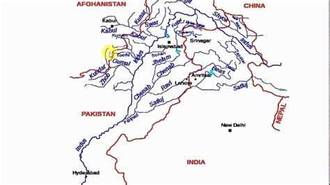 Map Indus River - Share Map