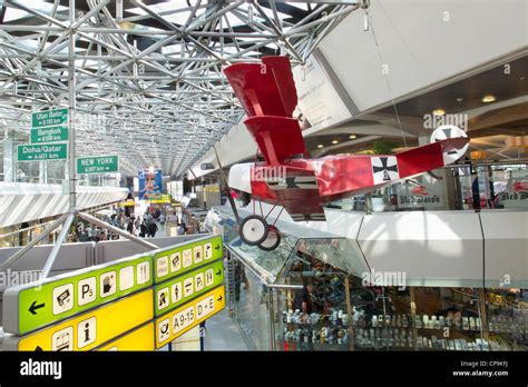 Berlin - Tegel Airport arrivals and departures area Stock Photo - Alamy