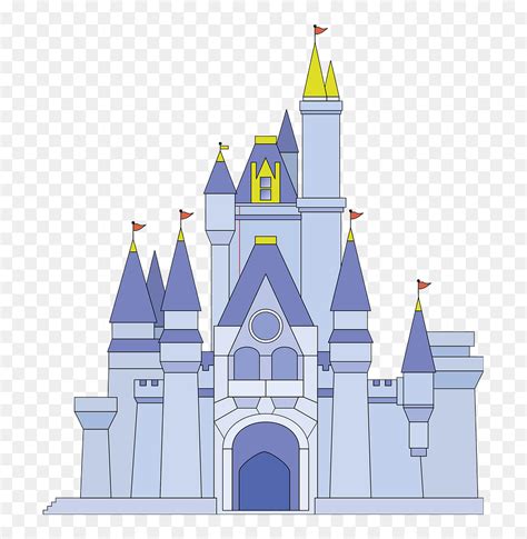 Magic Kingdom Castle Clipart - Castle Disney World Cinderella Cartoon ...