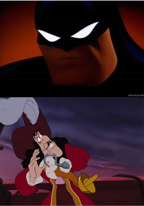 Captain Hook Scared of Batman by superherofan2003 on DeviantArt