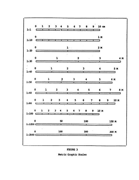 Figure 3 Metric Graphic Scales