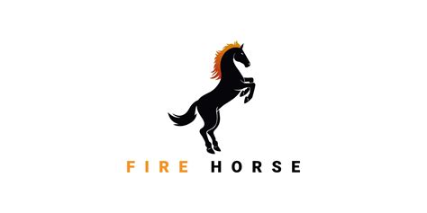 Fire Horse Logo by Farahnaveed | Codester