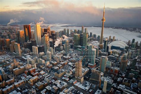 Aerial Photo | Toronto City Skyline