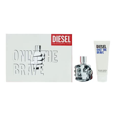 Diesel Only The Brave Gift Set Eau De Toilette 50ml & Shower Gel 75ml