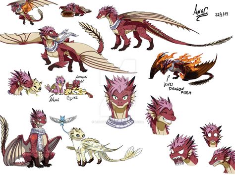 Natsu Dragon Form by LightFury96 on DeviantArt