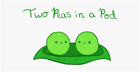 Cartoon Two Peas In A Pod , Free Transparent Clipart - ClipartKey