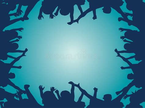 Crowd cheering vector stock vector. Illustration of party - 12150004