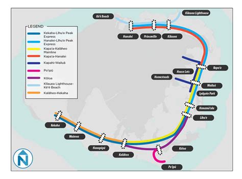 Kauai Bus Route Map - Zip Code Map