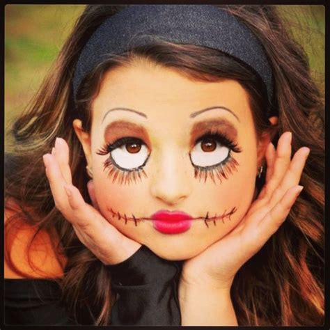 Creepy Doll Halloween #creepydoll | Creepy doll halloween, Halloween makeup, Halloween makeup looks