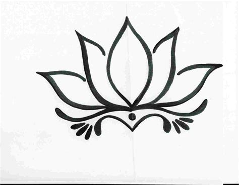 drawn lotus flower images - Google Search | Simple lotus flower tattoo, Lotus flower tattoo ...