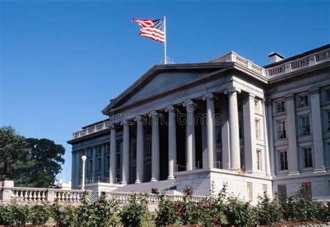 The United States Treasury Building in Washington, DC Stock Image ...