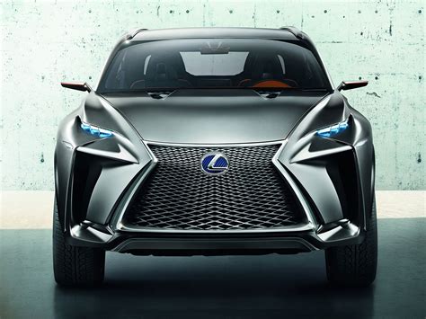 Lexus LF-NX Concept - Front Spindle Grille Design - Car Body Design