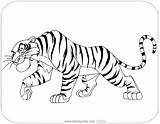Khan Shere Coloring Jungle Book Pages Disney Bagheera Printable Kaa  sketch template