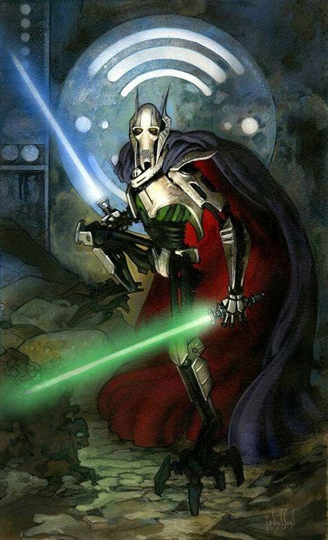 Grievous | Star wars art, Star wars illustration, Star wars wallpaper