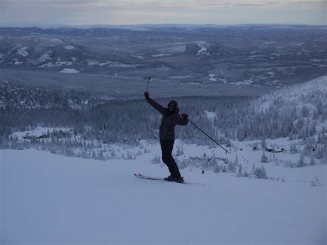 Skiing in Trysil, Norway - S/Y Dolphin Dance