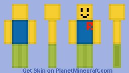 ROBLOX: Noob Minecraft Skin