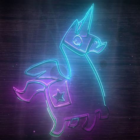 Llama Neon Llama Cool Fortnite Wallpaper