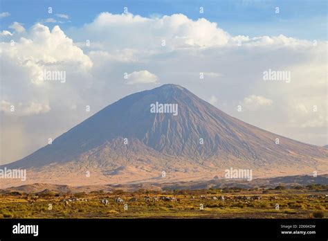 The Ol Doinyo Lengai volcano, also known as the "Mountain of God ...