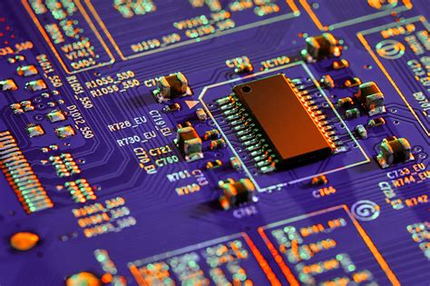 Electronic circuit board close up. | Background Stock Photos ~ Creative ...