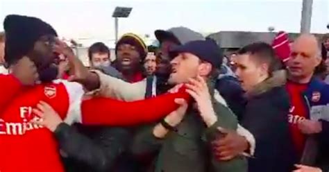 Watch new footage of Arsenal fan 'fight' outside the Emirates after FA Cup loss to Watford ...