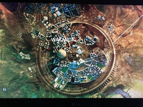 Black Panther Wakanda Map