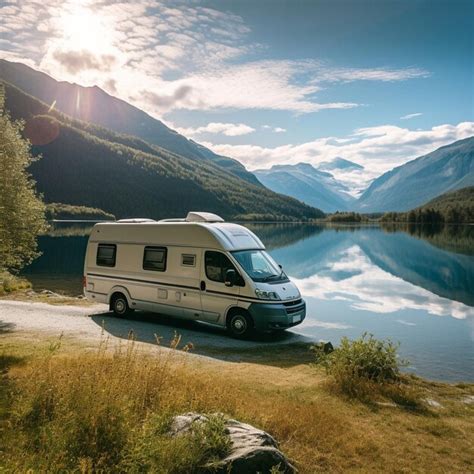 Premium AI Image | Traveling with Camper van