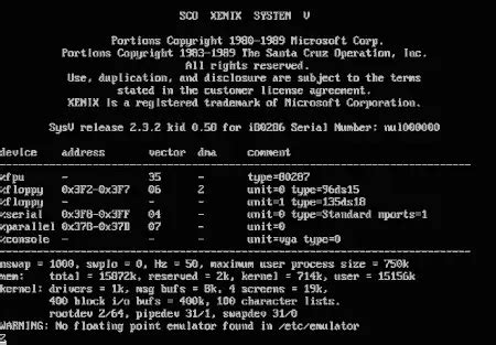 A quick look back at Microsoft's first computer operating system, Xenix ...