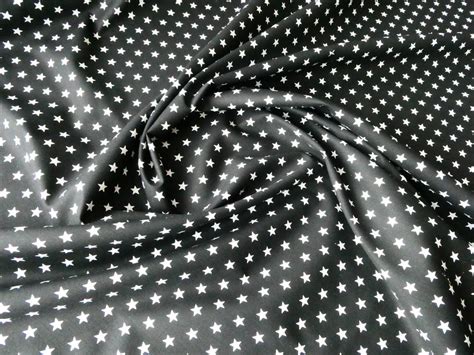 Stars fabric fabric for masks black white star fabric | Etsy