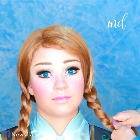 FROZEN MAKEUP TUTORIAL [Video] | Frozen makeup, Halloween makeup looks, Princess makeup