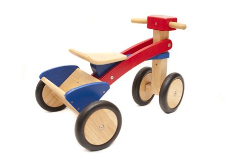 Free Stock Photo 11987 Kids wooden toy tricycle | freeimageslive