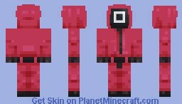 Squid Game Minecraft Skin