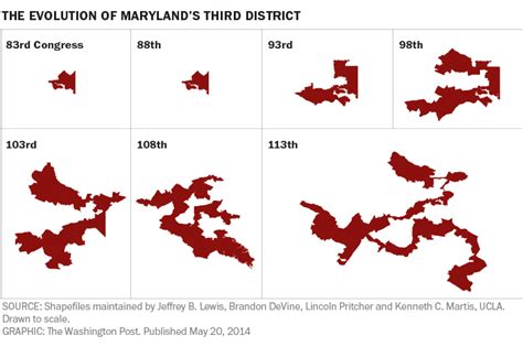 Maryland's 3rd Congressional District: "What 60 years of political gerrymandering looks like ...