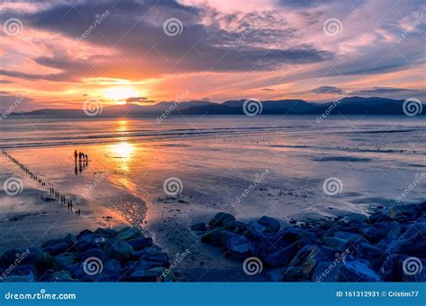 View on Glenbeigh Beach Kerry Ireland Rosbeigh Landscape Seascape Stock Image - Image of blue ...