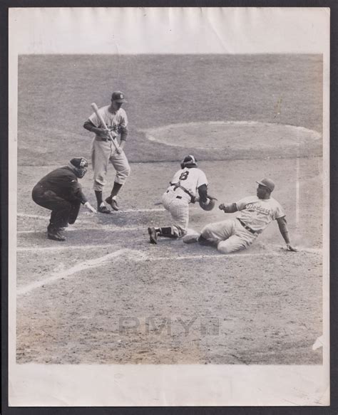 Rare Original Photo of Robinson's 1955 World Series Steal of Home at ...