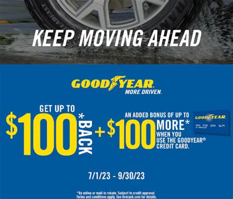 Goodyear Tire Rebate Form 2023 - Printable Forms Free Online