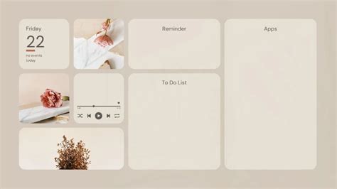 Brown Aesthetic Organizer Desktop Wallpaper