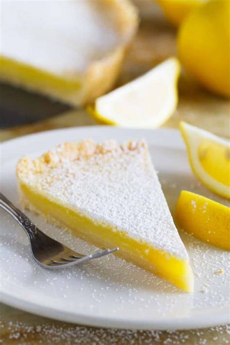 Shortbread Lemon Tart - Taste and Tell