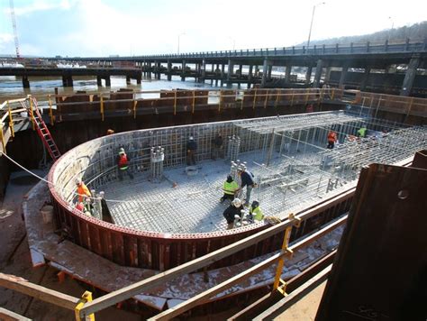 Tappan Zee Bridge construction