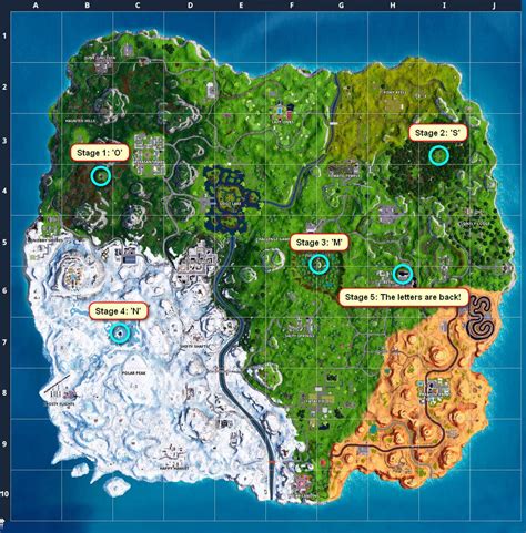 Fortnite season 7: All the maps you need to complete every challenge - CNET