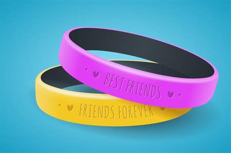 Free Vector | Realistic friendship band