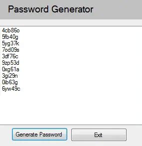 Password Generator | Free source code, tutorials and articles