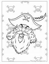 28 Pirate Coloring Pages Free PDF Printables sketch template