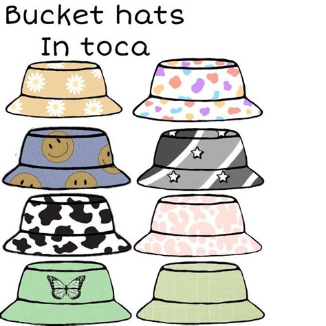 bucket hats in toca in 2022 | Paper dolls clothing, Paper animals ...