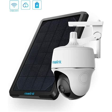 Reolink Argus PT w/Solar Panel - Wireless Pan Tilt Solar Powered WiFi ...