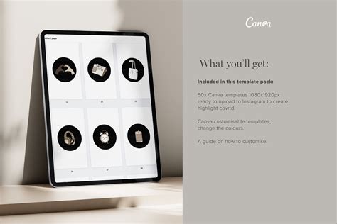 Dark Mode Instagram Story Highlight Covers Customisable Icon Set for Creative Business Unique ...