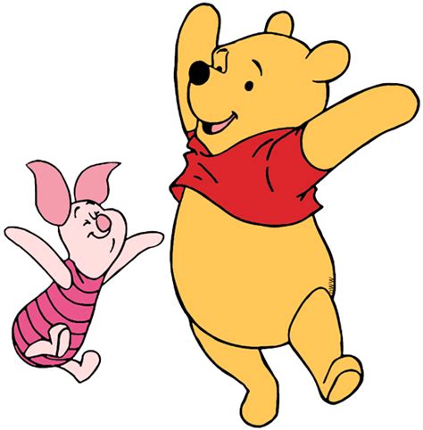 Winnie the Pooh and Piglet Clip Art | Disney Clip Art Galore