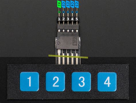 Pinouts | Matrix Keypad | Adafruit Learning System