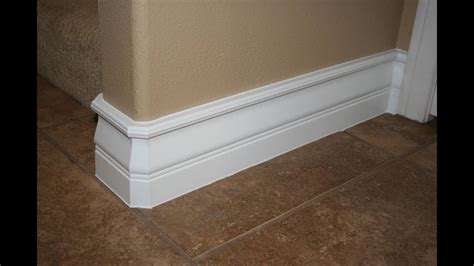 how to install baseboard the fast and easy way - YouTube