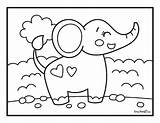 Printable Elephant Coloring Pages – 30 Sheets  Easy Peasy And Fun sketch template