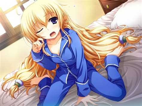 Wallpaper : illustration, blonde, anime, bed, cartoon, tears, Akatsuki ...